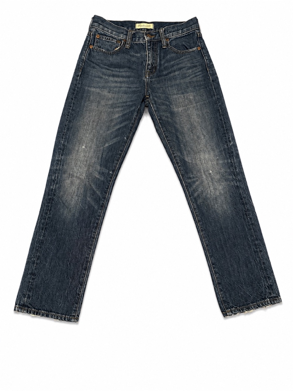 Madewell Straight Leg Crop Jeans